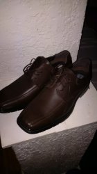 Bronx Genuine Leather Shoes Brown Size 10 Lace-up