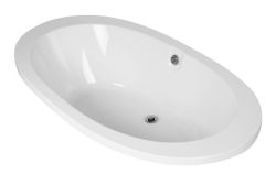 Bath Oval Cowrie 1800X960MM White Betta