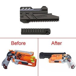 FenglinTech Maliang 3D Printing Appearance Decoration Part For Nerf Zombie Strike Hammershot Blaster - Black