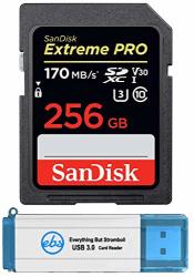 Sandisk 256GB Sdxc Sd Extreme Pro Memory Card Bundle Works With Canon Eos 5D Mark Iv 6D Mark II 7D Mark II Digital Dslr