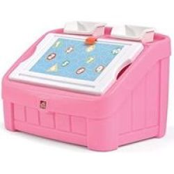 STEP2 2-IN-1 Toy Box And Art Lid Pink