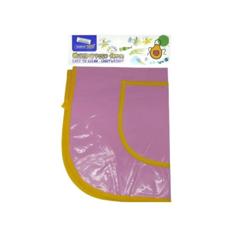 Marlin Kids Plastic Apron Pink