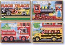 Melissa & Doug Chunky Jigsaw Puzzle - Vehicles