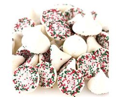 Sweetgourmet Guittard White Large Christmas Smooth-n-melty Mints 1.5LB