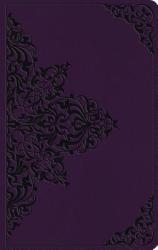 Esv Large Print Value Thinline Bible Trutone Lavender Filigree Design Hardcover