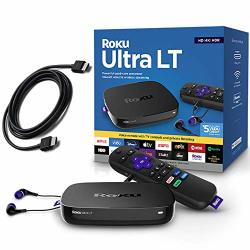 Roku Ultra Lt 4K HDR HD Streaming Player With Enhanced Voice Remote Ethernet Microsd With Premium 6FT 4K Ready HDMI Cable