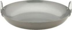 Typhoon Solutions Non Stick Carbon Steel Paella Pan 39cm Silver