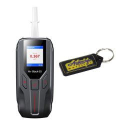 Alcohol Tester High-accuracy Analyzer Breathalyzer - Fuel Sensor & Keyring