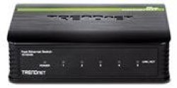 Trendnet TE100-S5 5 Port 10 100 Mbps Fast Ethernet Greennet Desktop Switch -56KB Data RAM Buffer 1 Gbps Switching Fabric Plug And Play Up
