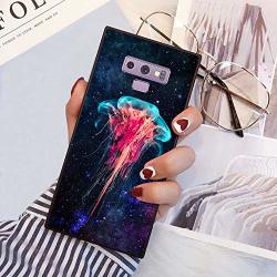Samsung Galaxy Note 9 Phone Case Jellyfish Square Edges Anti-scratch Shock Proof Soft Tpu Case For Samsung Galaxy Note 9