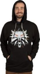 Jinx The Witcher 3 White Wolf Mens Pullover Hoodie Blackxx-large