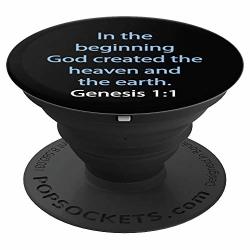 Genesis 1:1 Kjv Blue In The Beginning God Created