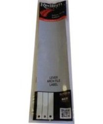 Redfern Lever Arch Labels - White Pack Of 100