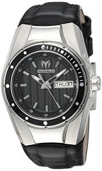 Technomarine Women's 'cruise' Quartz Stainless Steel And Silicone Casual Watch Color:black Model: TM-115386