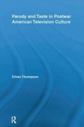 Parody And Taste In Postwar American Television Culture Hardcover