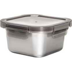 Square 600ml Stainless Steel Food Container
