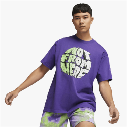 Puma Men&apos S Melo Toxic Purple T-Shirt