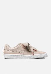 puma basket heart rose