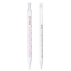 Glass 1 2 3 5 10ML Short Pipette With Scale And Bubble Lab Ware Kit