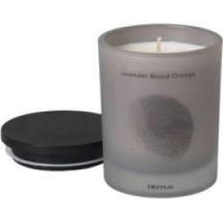 Scented Candle With Wood Lid Lavender Blood Orange Grey Flavo Small