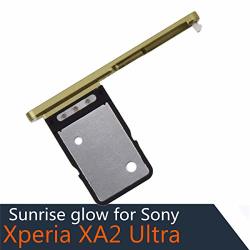 H3213 Single Sim Card Tray Compatible With Sony Xperia XA2 Ultra H3223 H4213 H4233 Gold