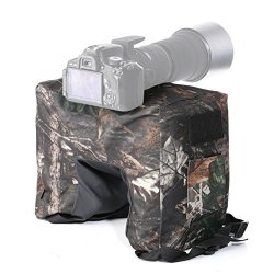 Movo Photo THB02 Camouflage Camera Lens Bean Bag With Head Mounting Plate - Mossy Oak Fullsize