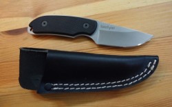 Kershaw Skinner 1080 Fixed Blade Hunting Knife Incl. Leather Sheath. Made In Usa