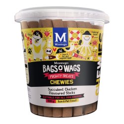 Bags O Wags Chewies - 500G Chicken Sticks