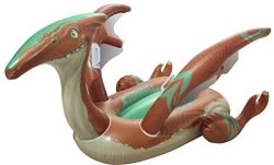 Wet Products Jurassic Dinosaur Pool Float Ride-on Extra-large Inflatable Pre-historic Pterodactyl With Handles On Movable Wings For Added Security