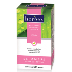 Herbex 60 Women 20 to 40 Years Slimmers Tablets