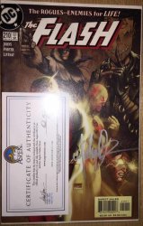 Flash 210 Signed Michael Turner With Coa