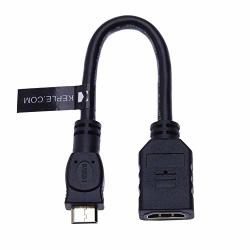 MINI HDMI To HDMI Lead Adaptor Cable For Sony Handycam CX190 Fujifilm Finepix S6750 S6800 S6830 S6850 S8200 S8300 Canon Powershot SX40 Hs SX50