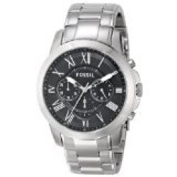 Fossil Men's FS4736 Grant Stainless Steel Watch
