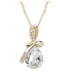 2017 Necklaces & Pendants Crystal Necklace Women Jewelry Necklaces Pendants For Moth... - Gold White