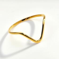Petite Wishbone 18CT Gold Ring - 56 18CT Gold