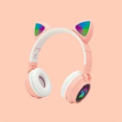Rgb Cat Ear Headphones - White