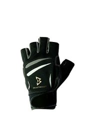 The Official Glove Of Marshawn Lynch - Bionic Gloves Beast Mode Women's Full Finger Fitness lifting Gloves W Natural Fit Technology Black Pair