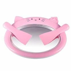 Huang Instant Ice Cream Maker Cute Roll Ice Cream Makerhousehold Yogurt Fried Ice Tray MINI Ice Cream Machine Without Electricity Easy To Clean Pink