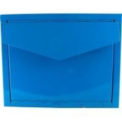 Fragram - Electro Galva -nised Letter Box - Blue