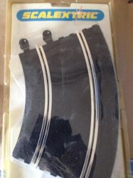 Scalextric - Pack Of 2 New R2 Standard Corners C.8025 - Classic Track Nos 1:32 Scale