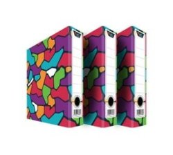 Thuto A4 70MM Arch Lever File Pack Of 3 - Jazzy Edition