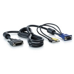 HP 1x4 KVM Console 6ft USB Cable