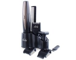 Lucky Plastic 3-IN-1 Nose Ear Trimmer Set Black Nose ear Trimmer Attachment Shaver Attachment Beard Trimmer With 2 Adjustable Attachment Combs Co