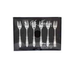 Kensington Cutlery- 6PC Cake Fork Gift Box Set