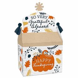 Big Dot of Happiness - Happy Thanksgiving - Bingo Cards and Markers - Fall Harvest Party Bingo Game - Set of 18