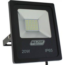 Major Tech ELF20CW 20W LED Floodlight Cool White - Black