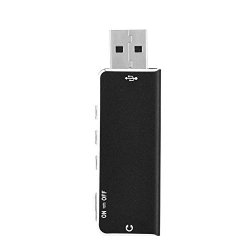 Wendry U Disk Digital Voice Recorder 8GB 13-HOUR Recording Digital Voice Recorder Separate Recording MINI U Disk Audio Recorder Suitable For Lecture Interview Meeting