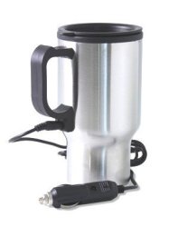 Stainless Steel 12V Dc Coffee Warmer Travel Mug