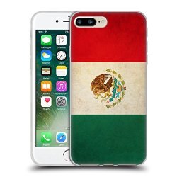 Head Case Designs Mexico Mexican Vintage Flags Soft Gel Case For Apple Iphone 7 Plus