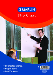 Marlin Flip Chart Paper - Bond 50 Sheets